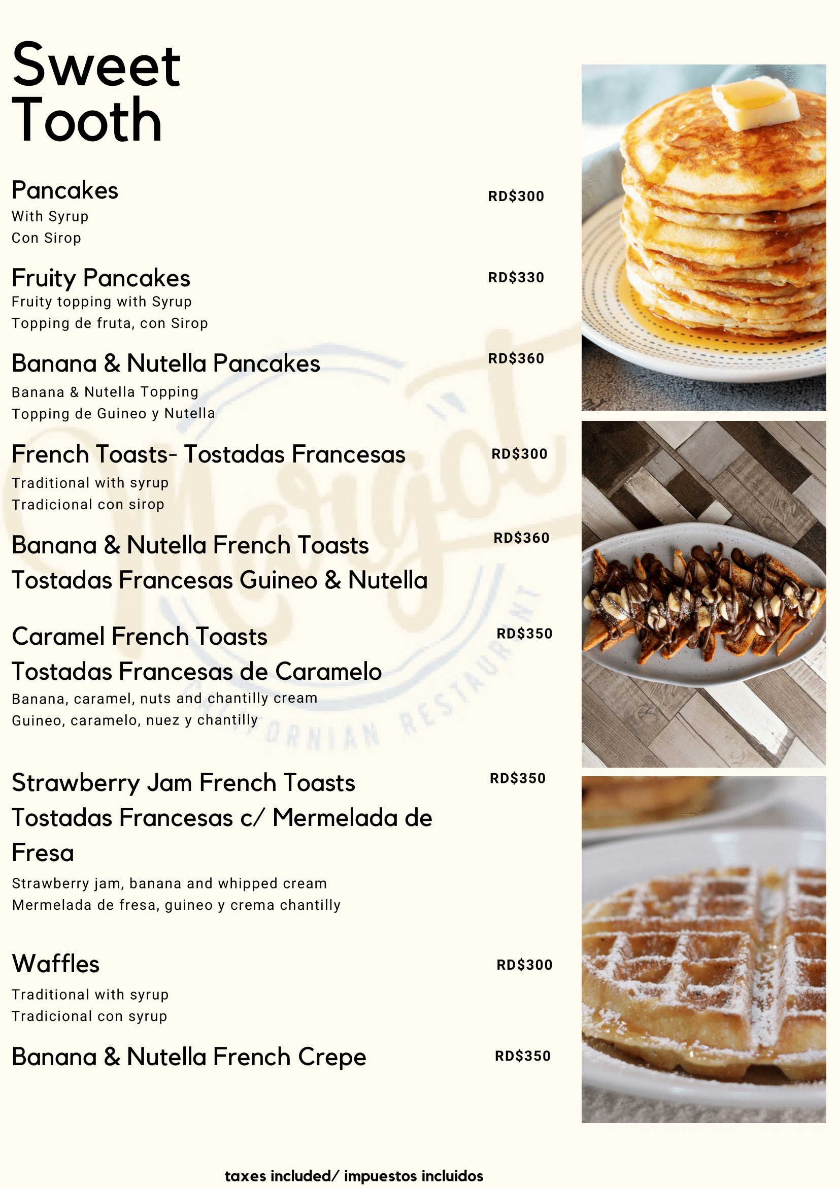 Menu 8